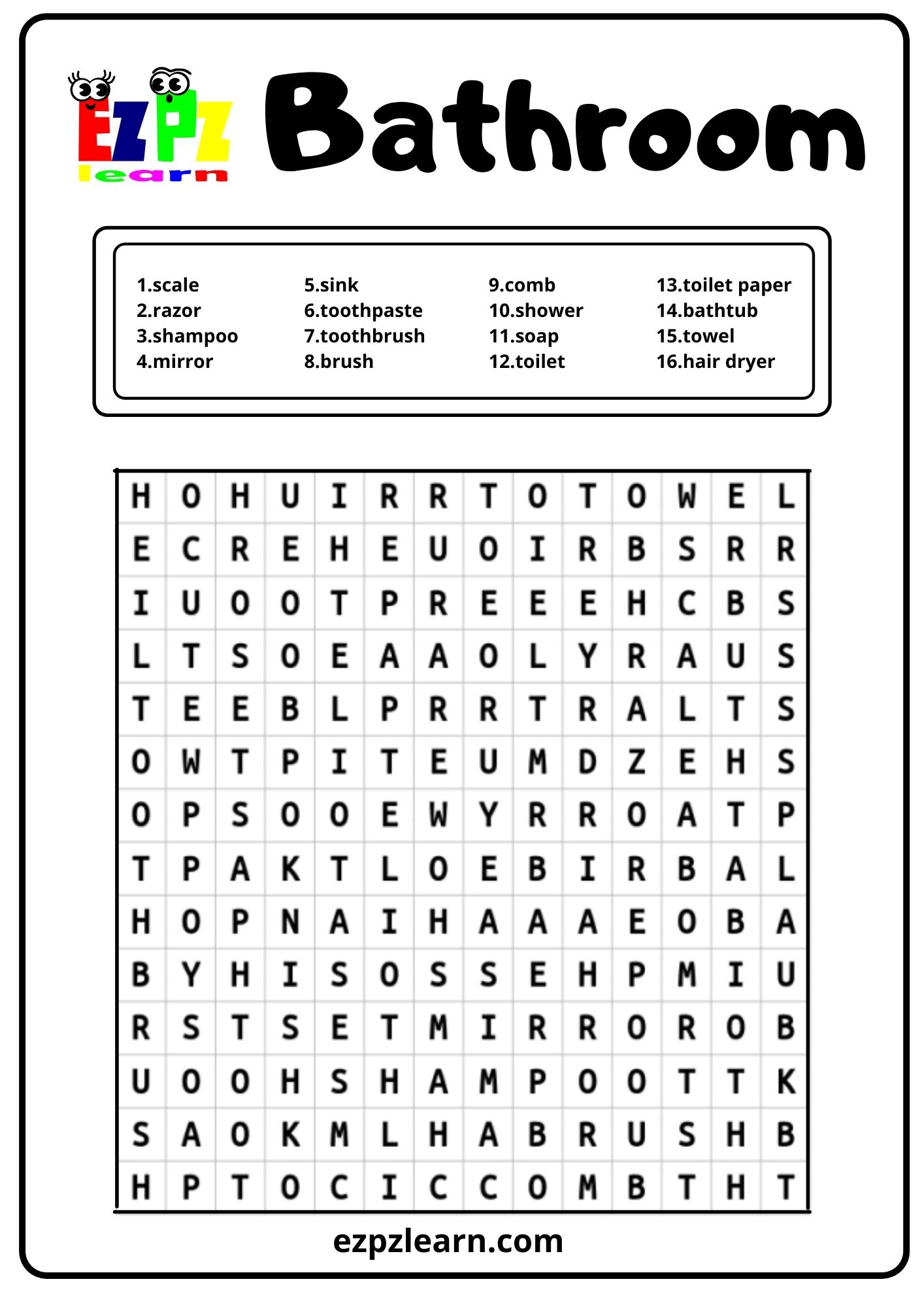 bathroom-word-search-ezpzlearn